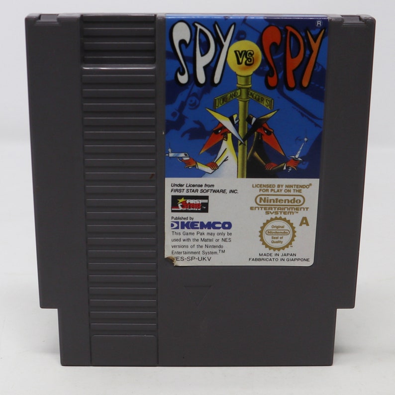Vintage 1990 90s Nintendo Entertainment System NES Spy vs. Spy Video Game Boxed Pal image 9