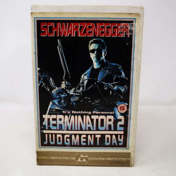 Vintage 1991 90s Guild Home Video Terminator 2 Judgment Day VHS