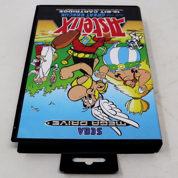 Vintage 1993 90s Sega Mega Drive Megadrive Asterix and the Great