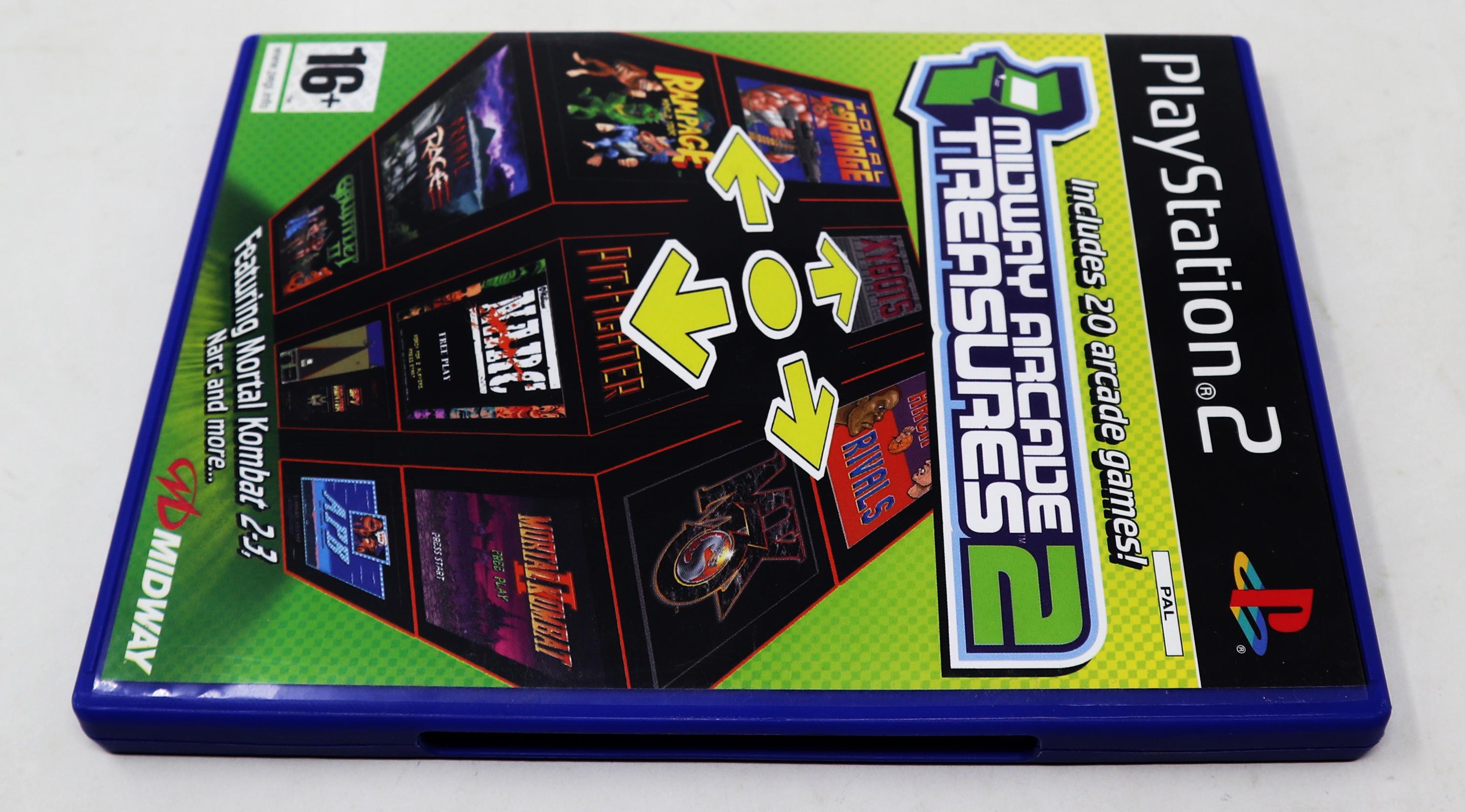 Vintage 2004 Sony Playstation 2 PS2 Midway Arcade Treasures 2
