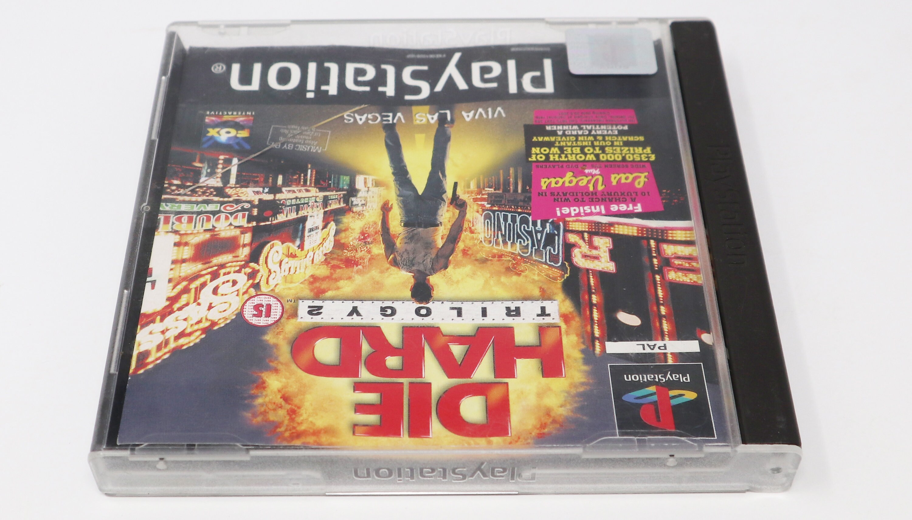 Vintage 2000 Playstation 1 PS1 Die Hard Trilogy 2 Viva Las Vegas