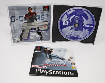 Time Crisis Project Titan + G-Con Gun – PS1 PAL – Bon état Avec Pistolet