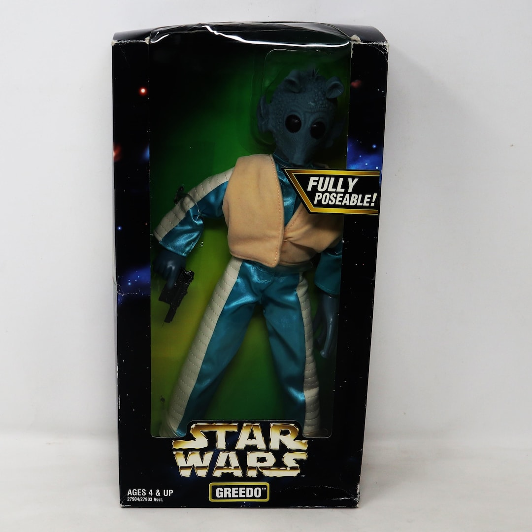 Vintage 1997 90s Hasbro Kenner Star Wars Collector Series Greedo