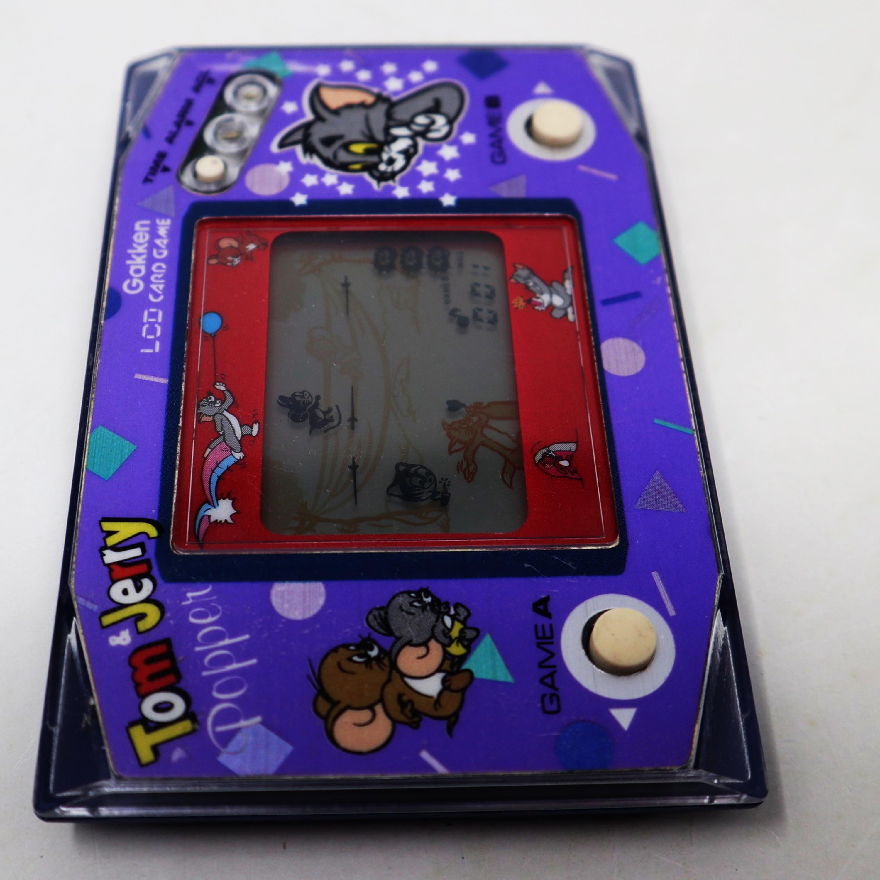 Vintage 1983 80s Gakken Tom & Jerry Popper Electronic Handheld LCD