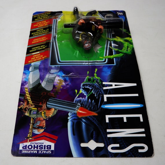 Vintage 1992 90s Kenner Aliens Space Marine Bishop Android