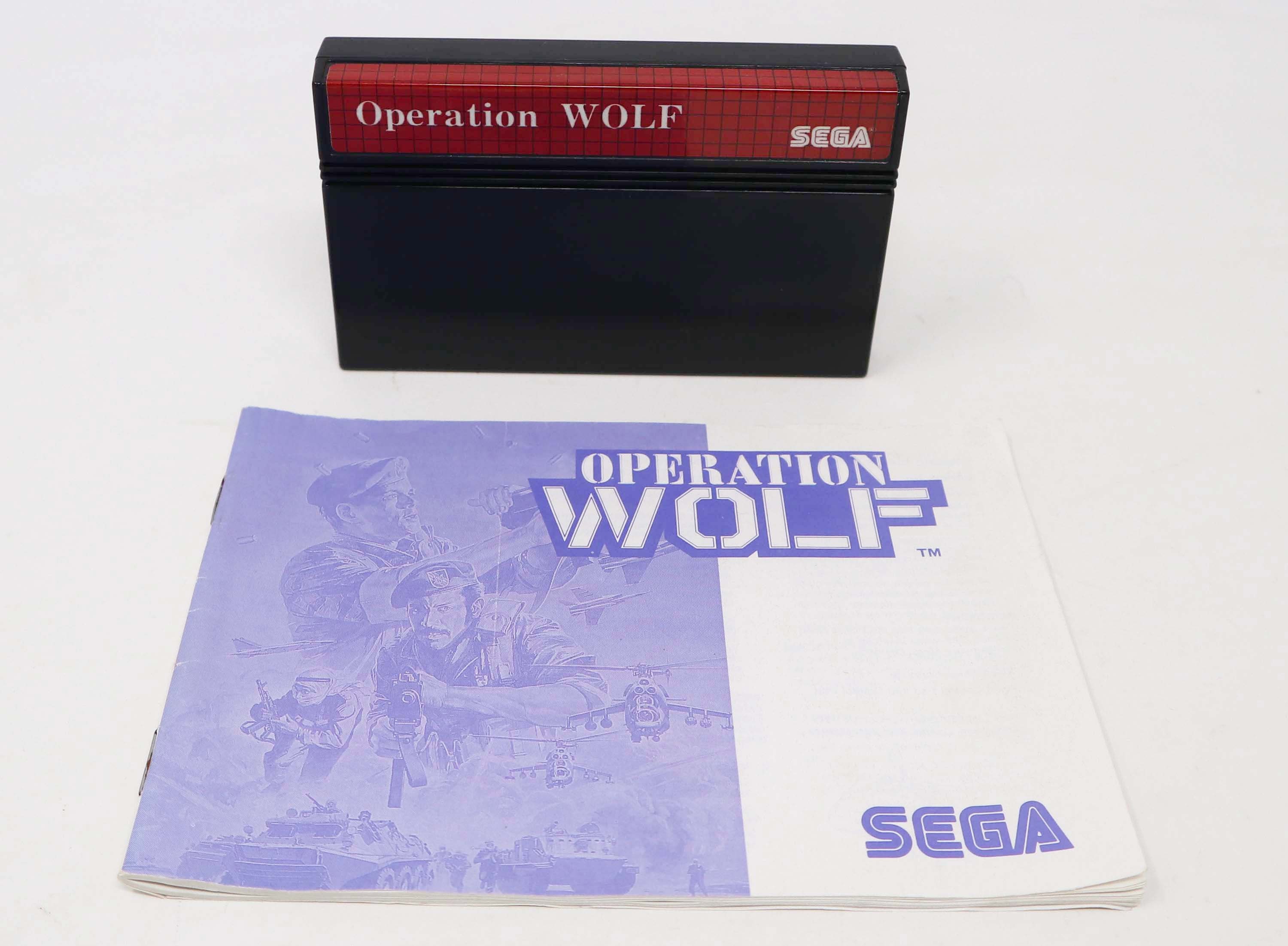 Opération Wolf Sega Master System jeux retro - Jeux vidéo