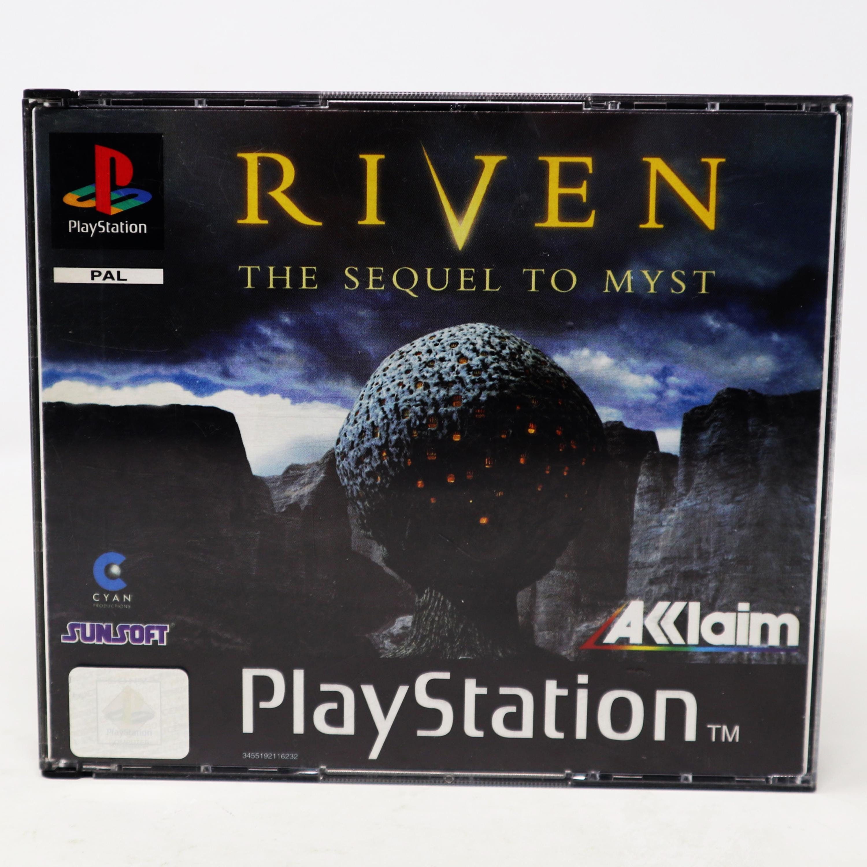 Riven The Sequel To Myst Sur PlayStation 1 (PS1) - NTSC-J Japon Complet, Bon état