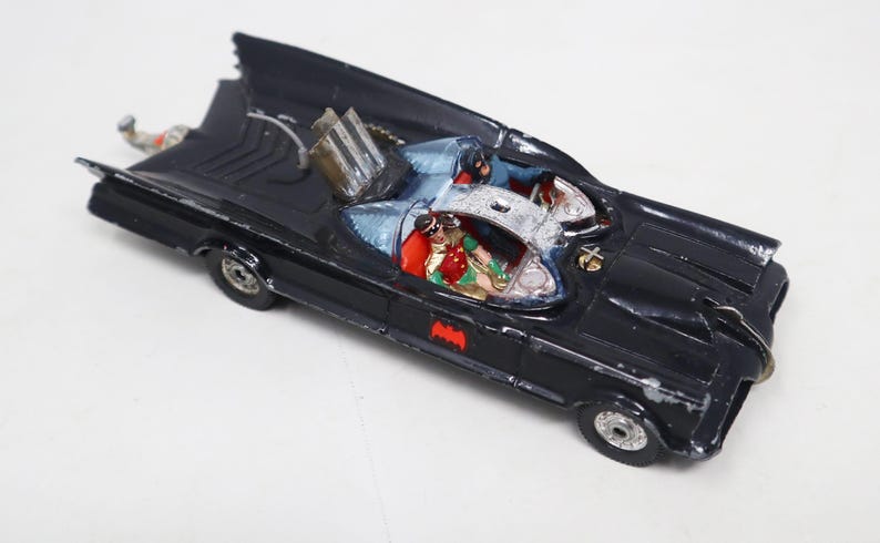 Vintage Corgi Toys 267 Batmobile Die-cast Car Vehicle Batman & Robin ...