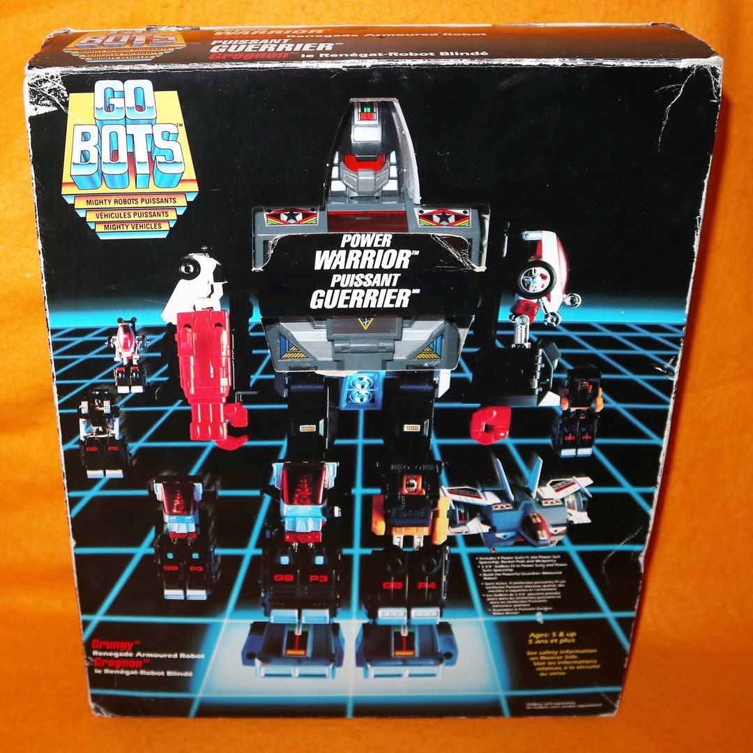 Vintage 1985 80s Tonka Gobots (go Bots) Power Warrior Grungy