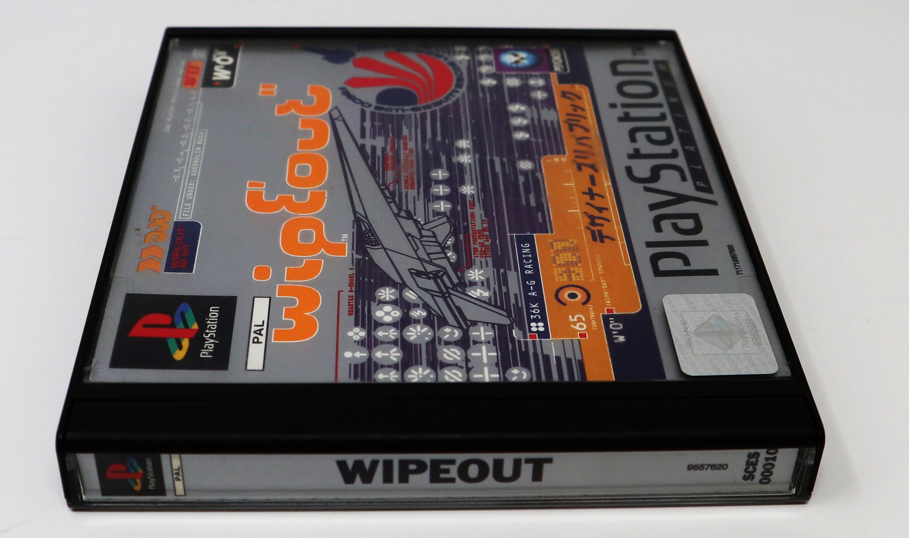 Vintage 1996 90s Playstation 1 PS1 Wipeout Racing Video Game Pal