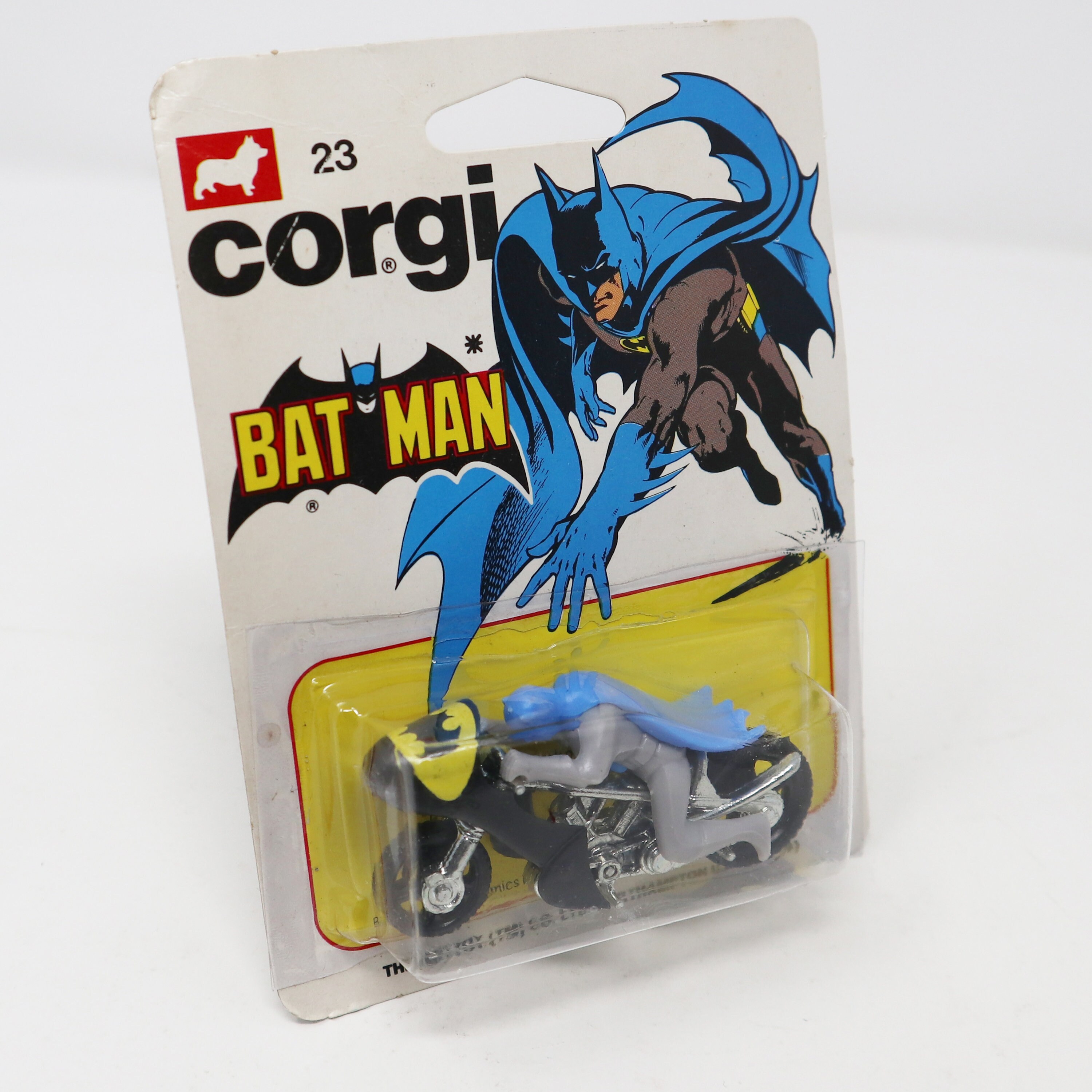 Batman - batbike corgi moto métal - vintage neuf en boîte - corgi C268