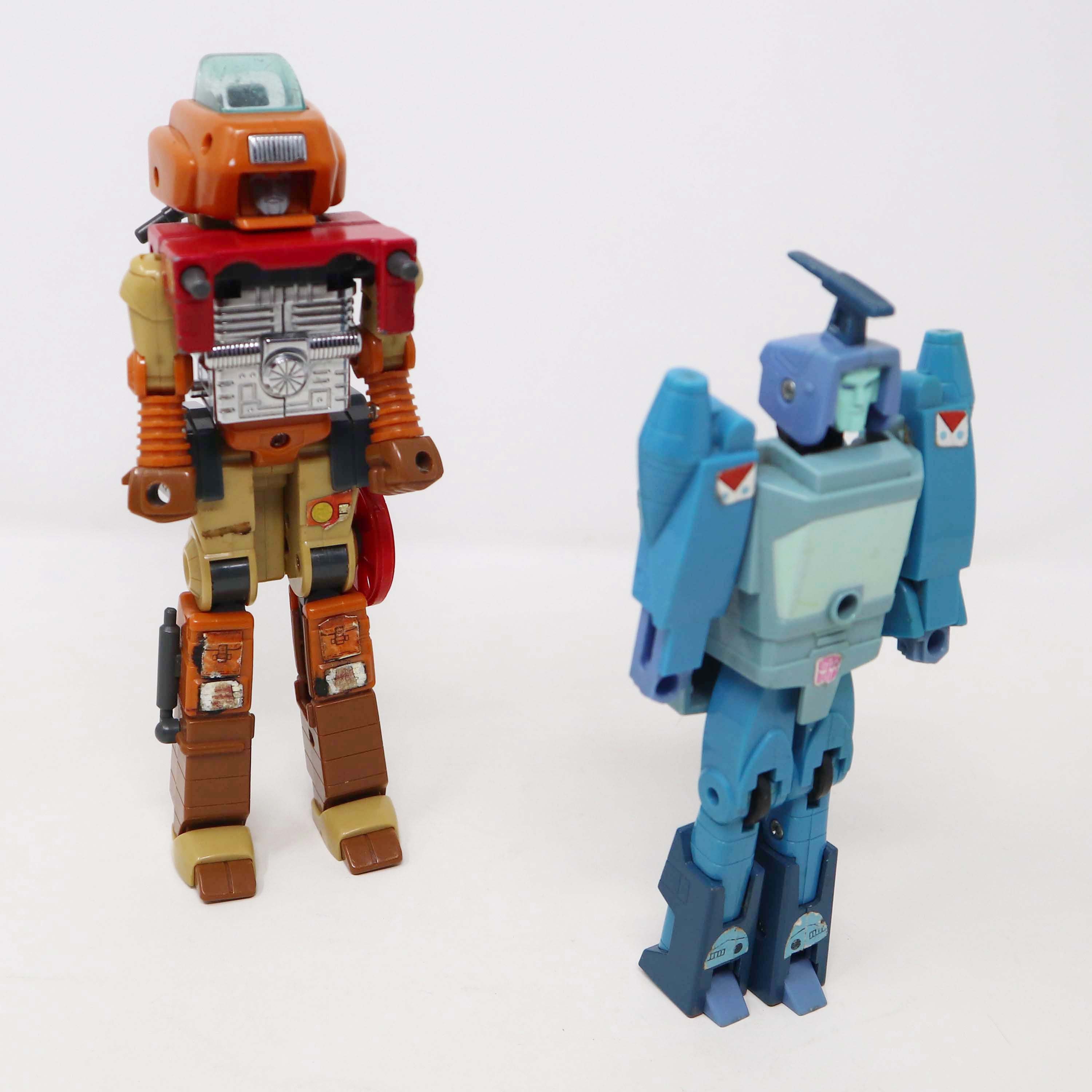 Vintage 1986 80s Hasbro Takara Transformers G1 Blurr & Wreck-gar