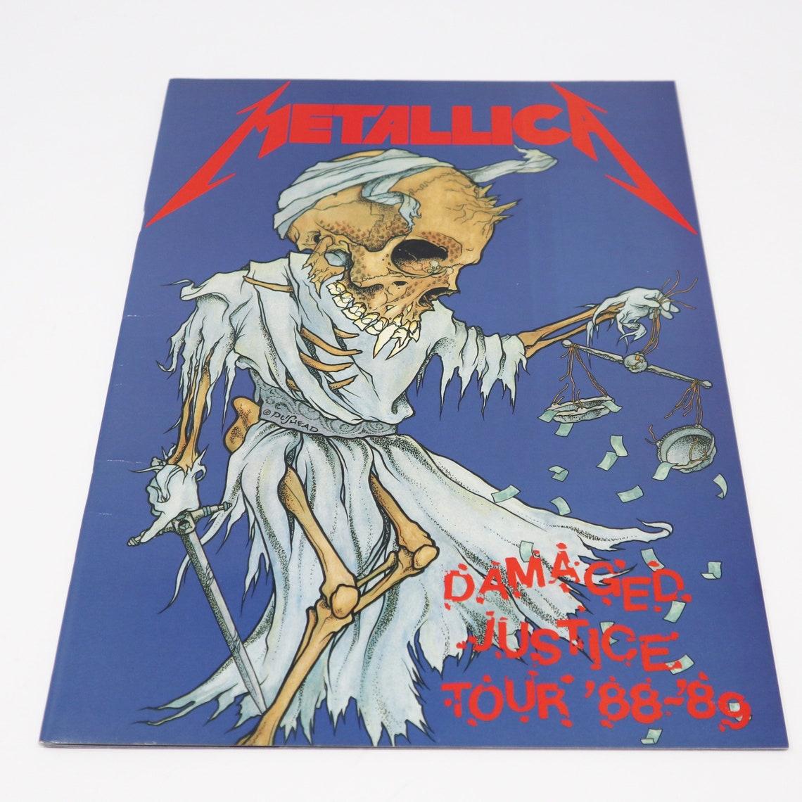 Metallica Damaged Justice Tour '88 '89 Concert - Etsy UK