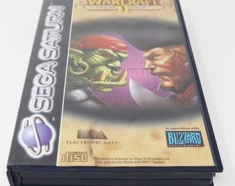 WARCRAFT II THE Dark Saga Complet Jaquette Arrière Découpée Ps1 Pal Fr