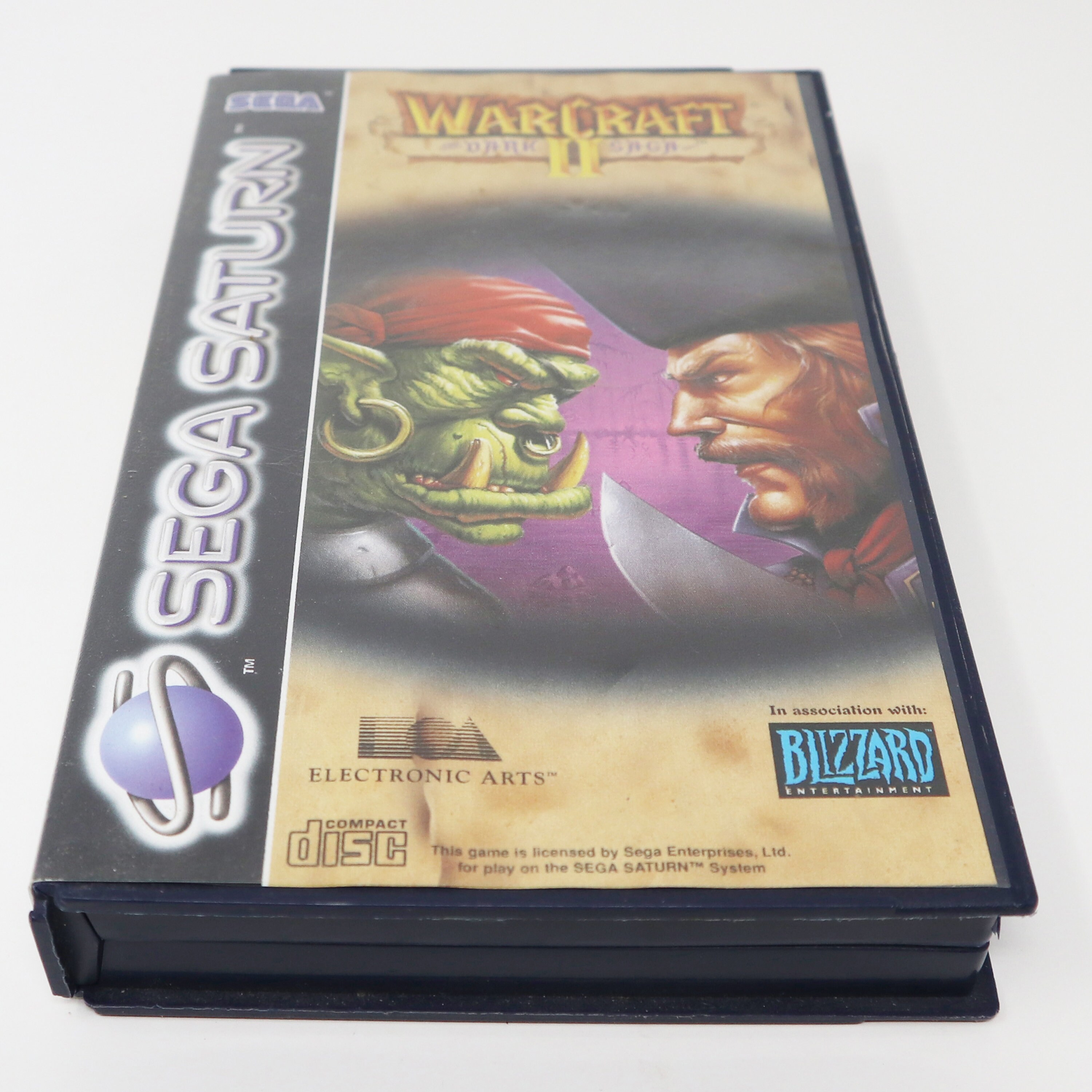 Vintage 1997 90s Sega Saturn Warcraft War Craft II 2 Dark