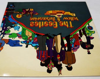 Vintage 1969 60s EMI Apple Records the Beatles - Yellow Submarine