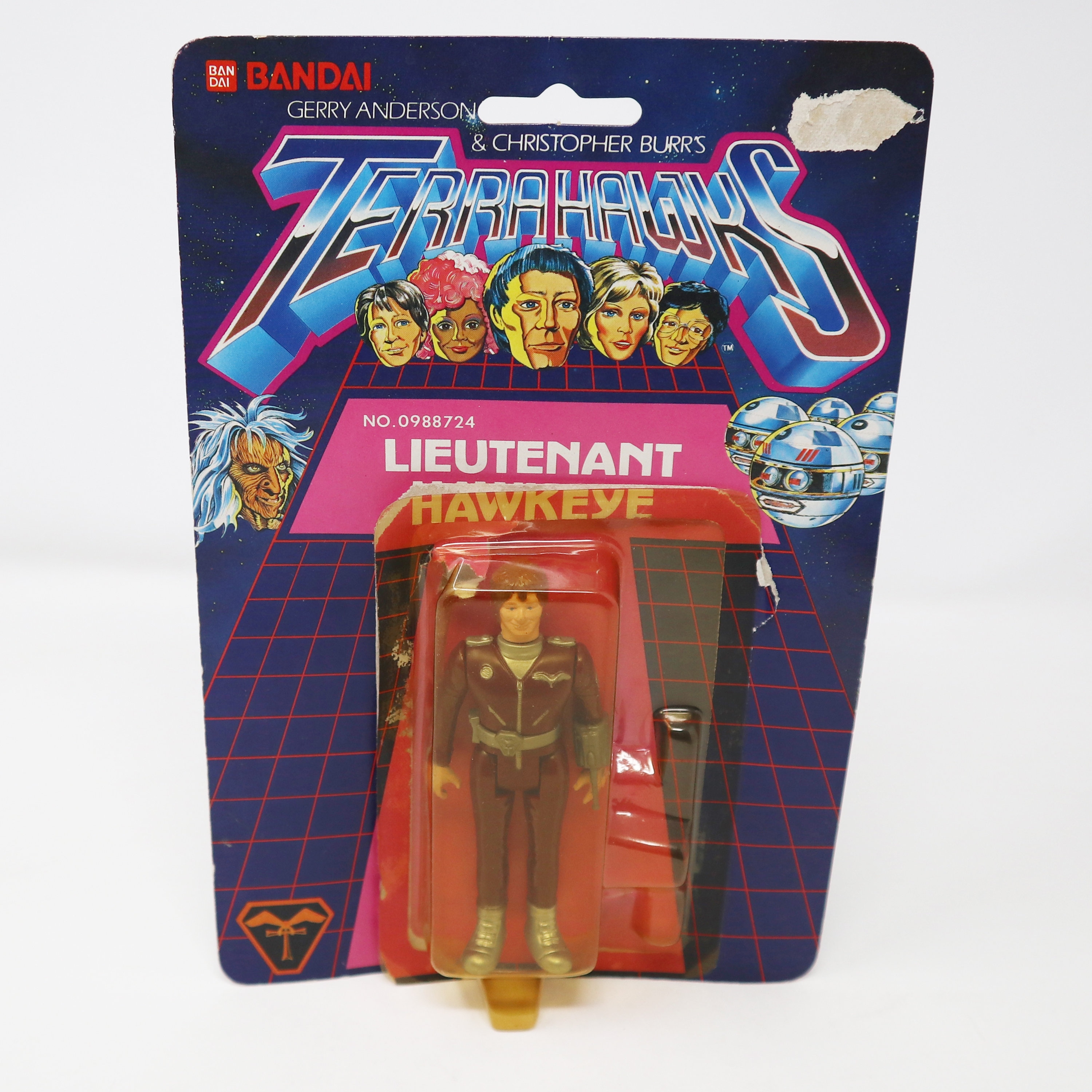 Vintage 1983 80s Bandai Terrahawks No. 988724 Lieutenant Hawkeye