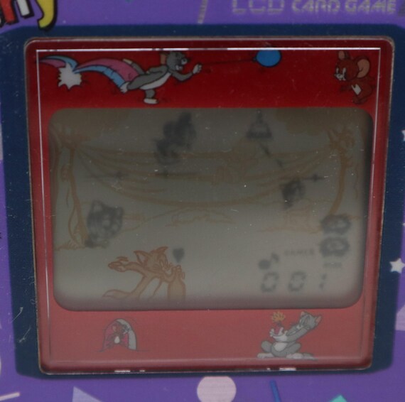 Vintage 1983 80s Gakken Tom & Jerry Popper Electronic Handheld LCD
