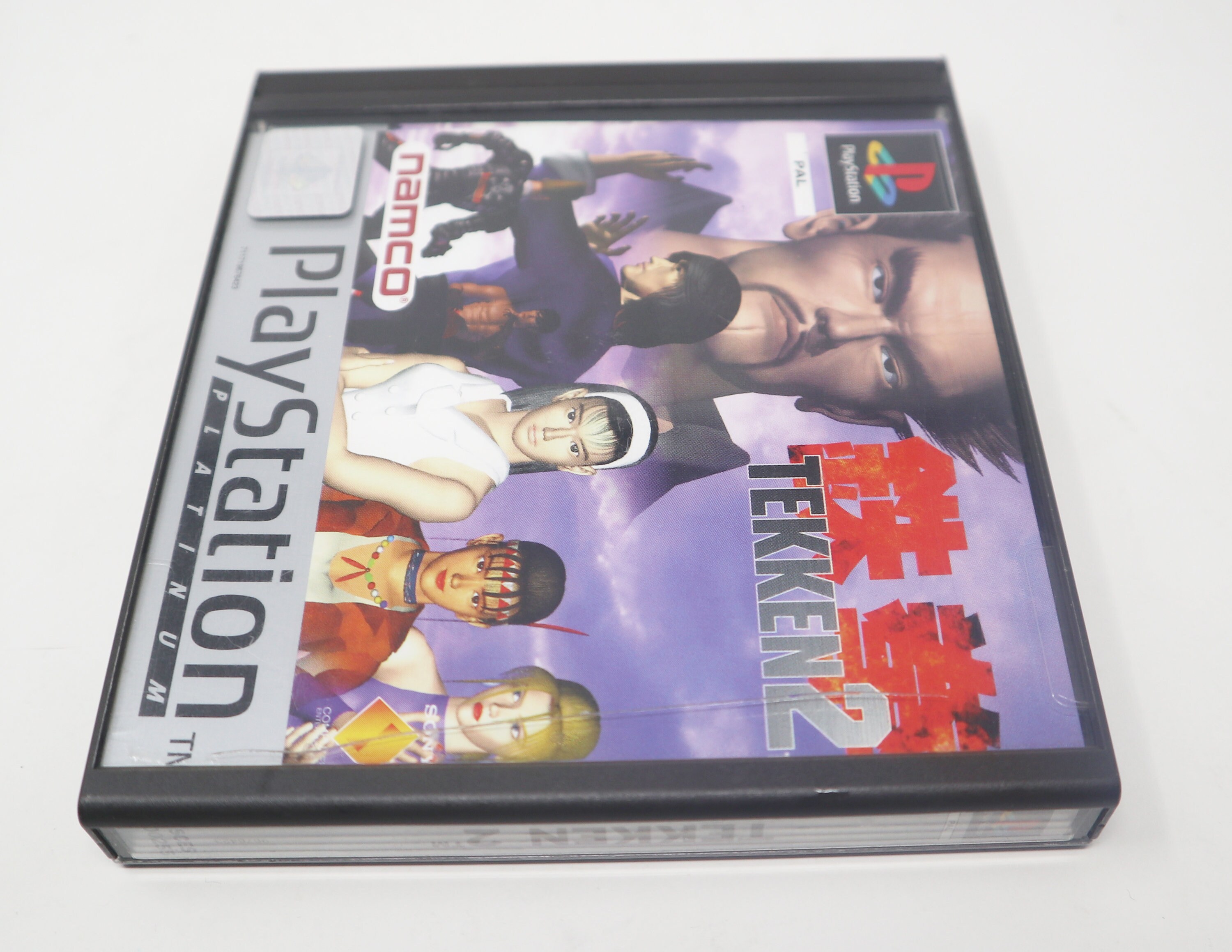 Vintage 1996 90s Playstation 1 PS1 Platinum Namco Tekken 2