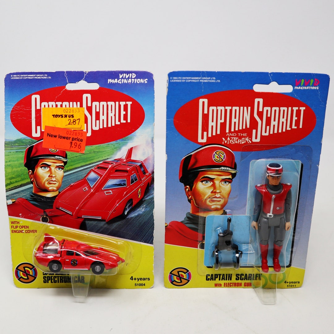 Vintage 1993 90s Vivid Imaginations Captain Scarlet and the Vintage 1993 90s Vivid Imaginations Captain Scarlet and the