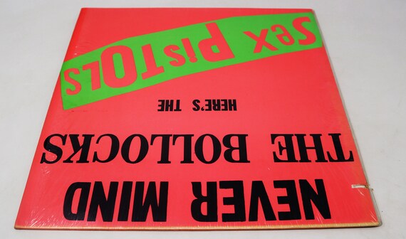 Vintage 1977 70s Warner Bros. Sex Pistols - Never Mind the