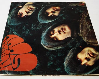 Vintage 1965 60s EMI Parlophone Records the Beatles - Rubber Soul