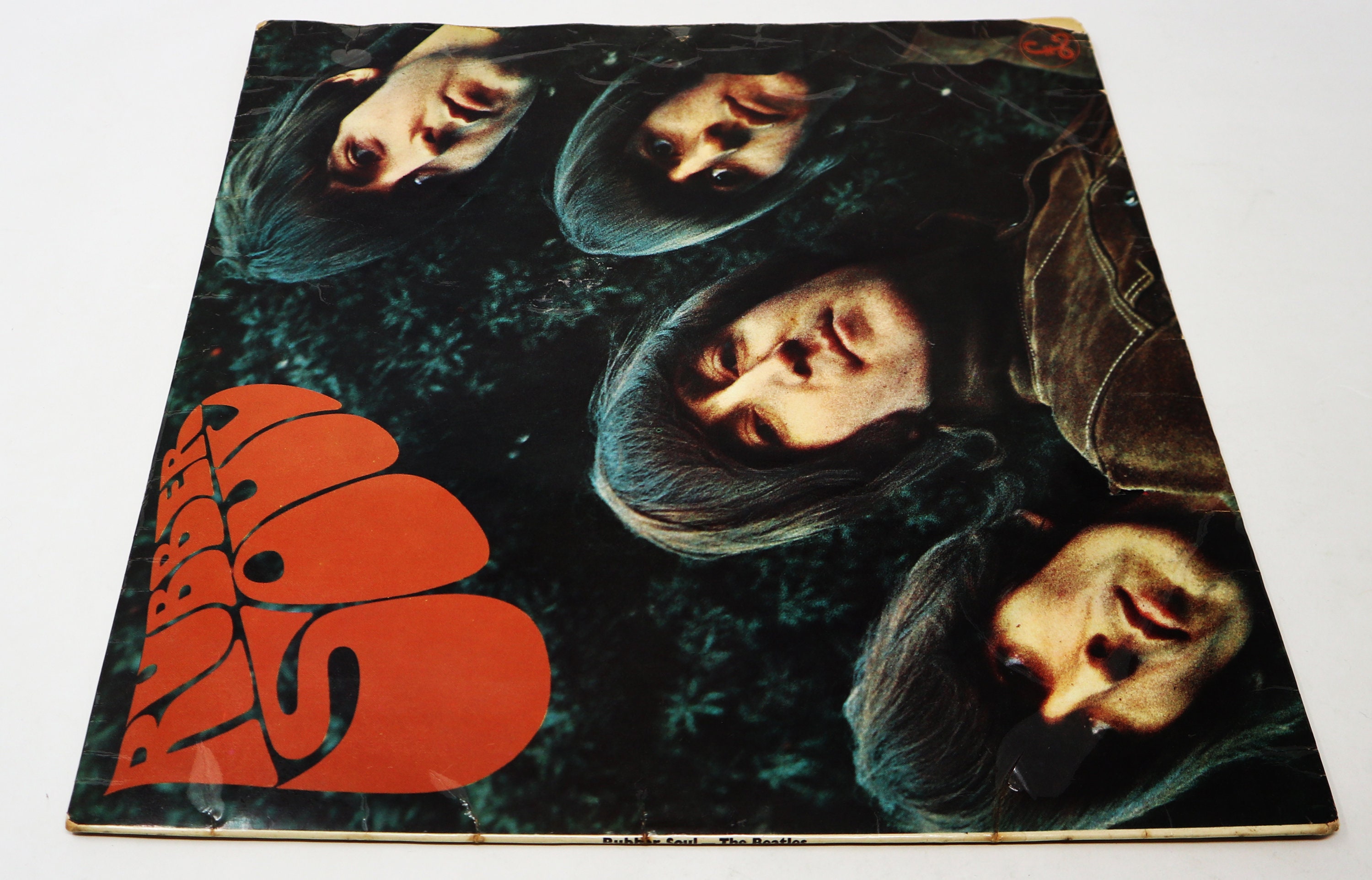Vintage 1965 60s EMI Parlophone Records the Beatles - Rubber Soul