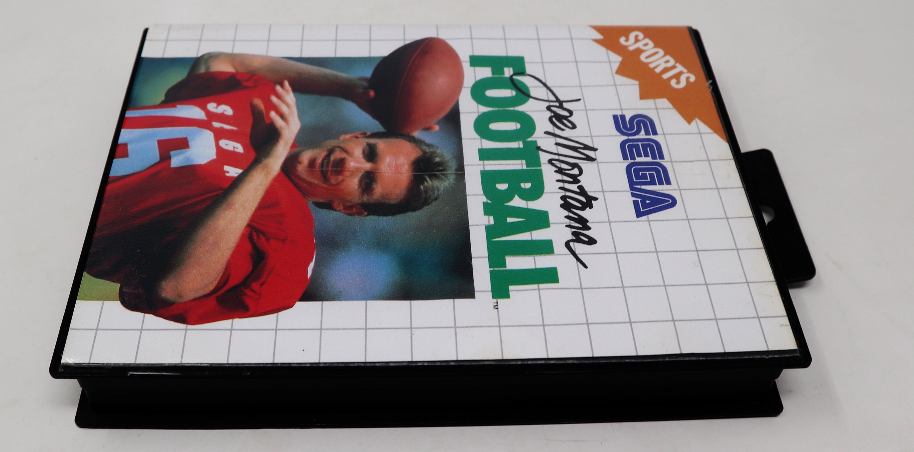 Vintage des années 1990, des années 90, Sega Master System, Sega Joe Montana, cartouche de football, jeu vidéo Pal, version 1 joueur, sport, football