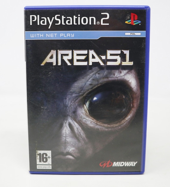 Vintage 2006 Sony Playstation 2 PS2 Area 51 Video Game PAL 1-2