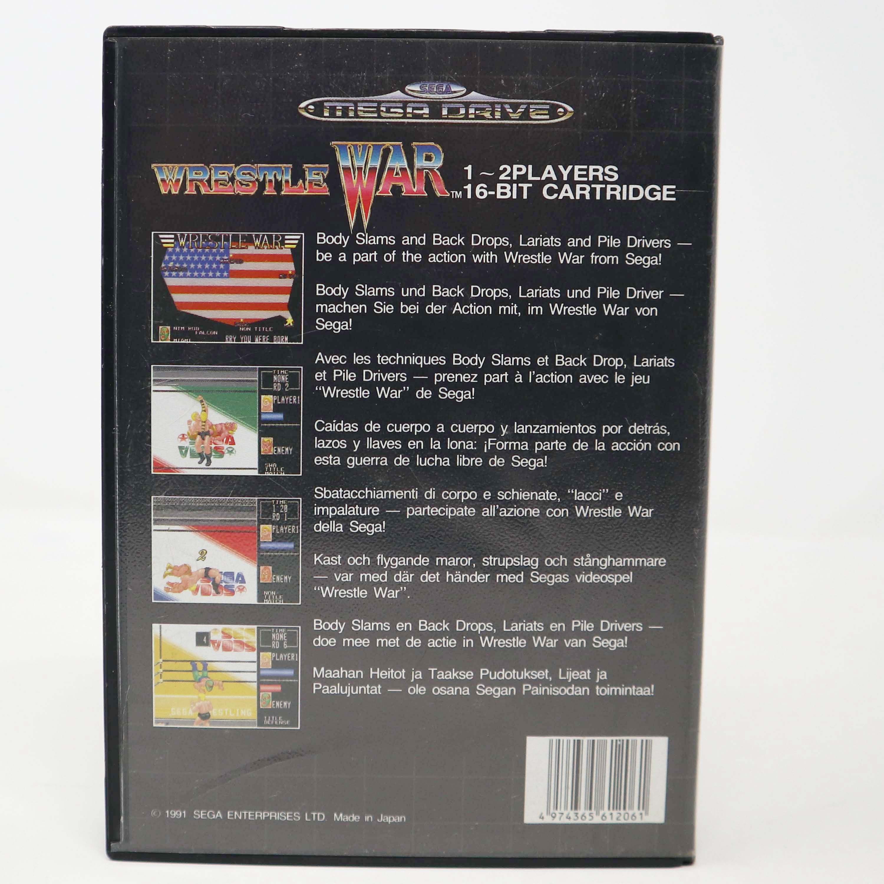 Wrestle War Megadrve PAL - Prx - Photo - Présentaton