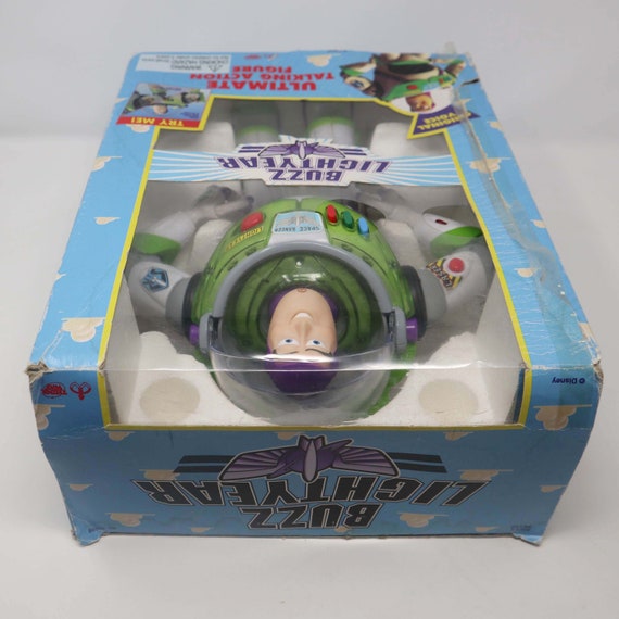 Toy Story Buzz Lightyear Light Up Bubble Blower Toy Figure 