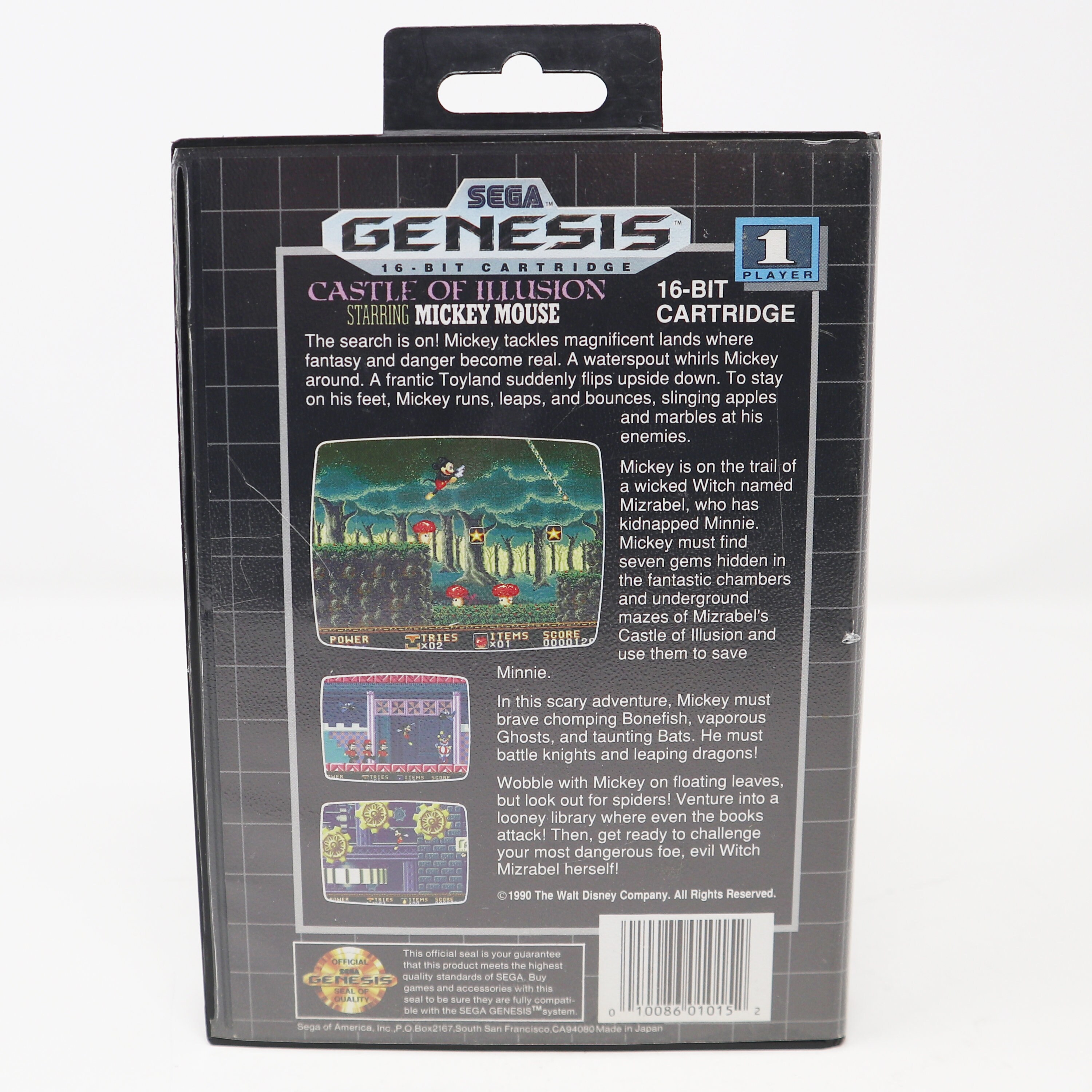 Vintage 1990 90s Sega Mega Drive Megadrive Genesis Castle of