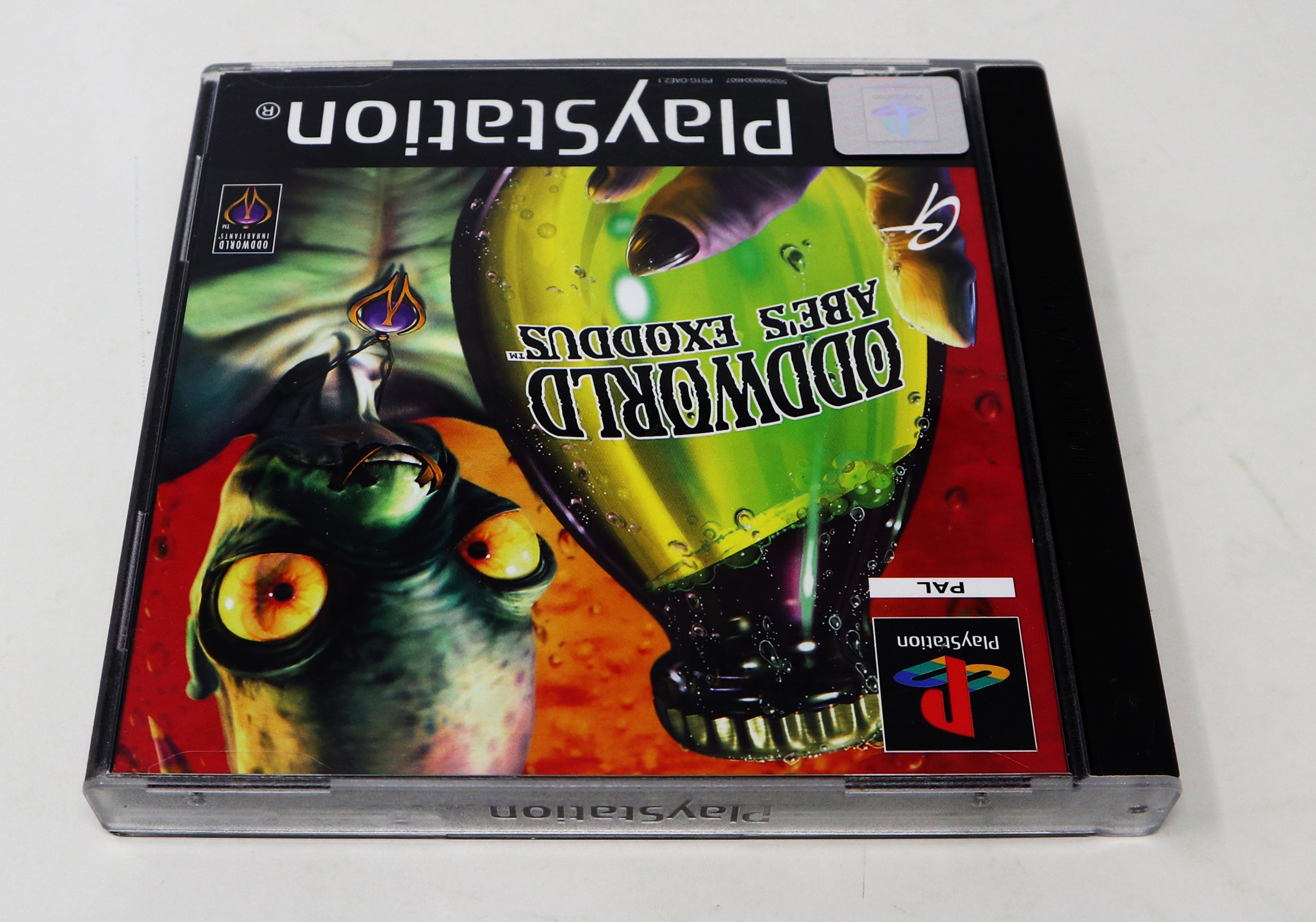 Vintage 1998 90s Playstation 1 PS1 Oddworld : Abe's Exodus Video