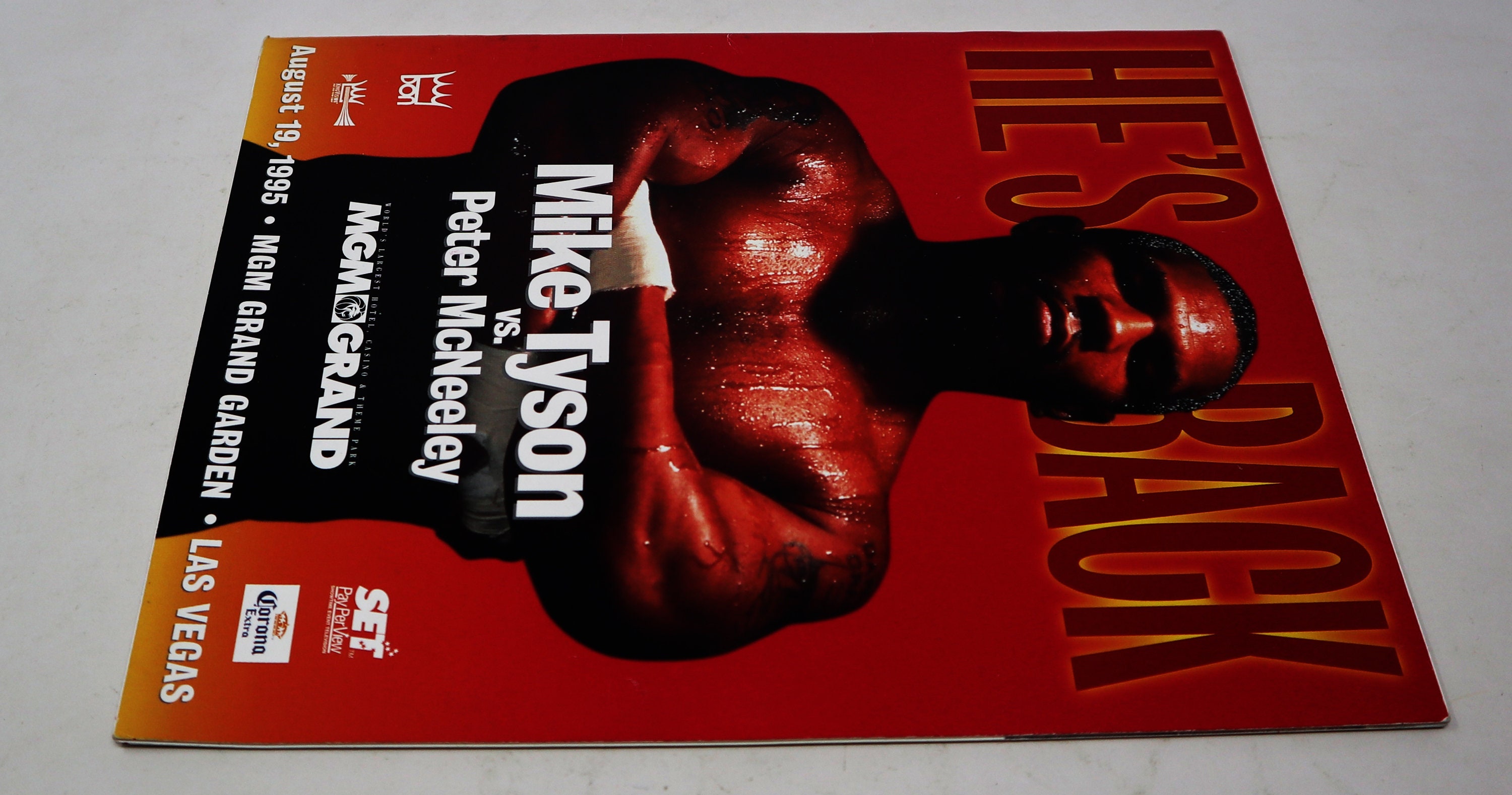 MIKE TYSON マイクタイソン １９９５年 ラスベガス MGM ヴィンテージ世界ヘビー級選手権ボクシング マイク・タイソン vs