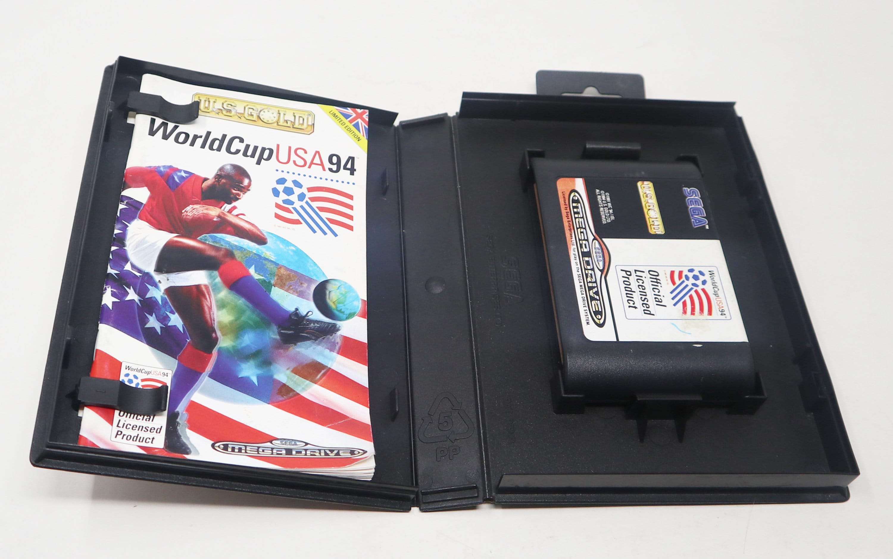Jeu Sega Megadrive World Cup USA 94 Kixx - Complet (Boîte, Cartouche, Notice) - Bon État