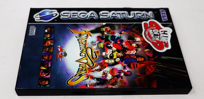 Vintage 1995 90s Sega Saturn Fighting Vipers Video Game Pal & French Secam 1 Player Retro image 4