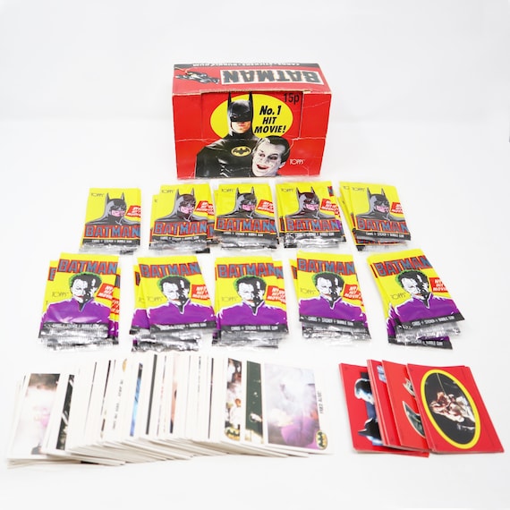 Vintage 1989 80s TOPPS DC Comics Batman Trading Cards Near Complete Set 22  Stickers Boxed (1 Card Missing) Rare - Etsy