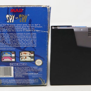 Vintage 1990 90s Nintendo Entertainment System NES Spy vs. Spy Video Game Boxed Pal image 8