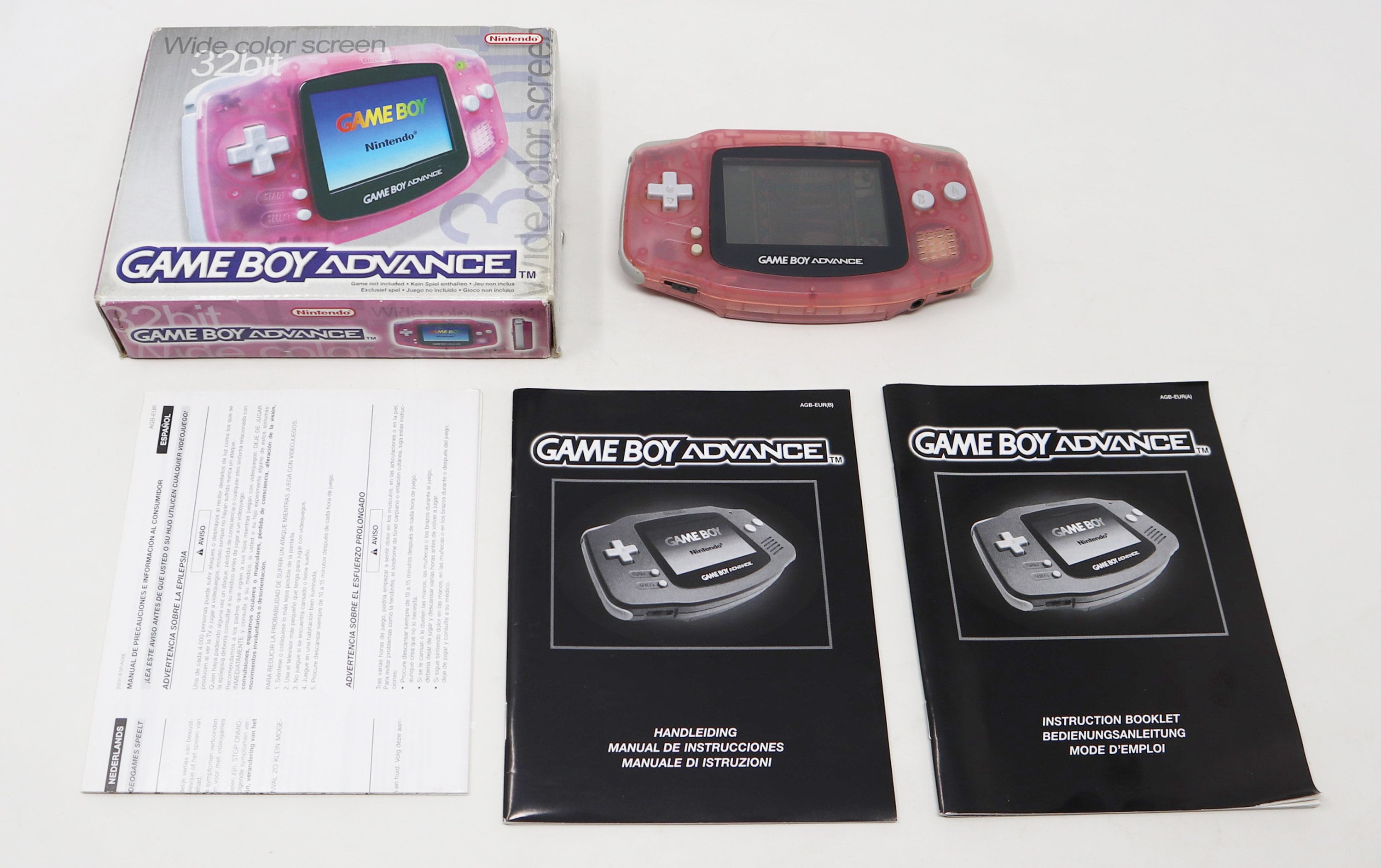Vintage 2001 Nintendo Game Boy Advance Compact Video Game System