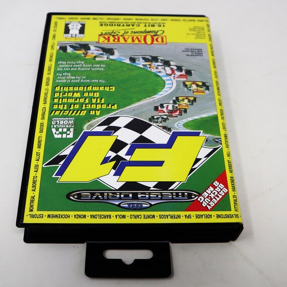 Vintage 1993 90s Sega Mega Drive Megadrive F1 Domark Champions of