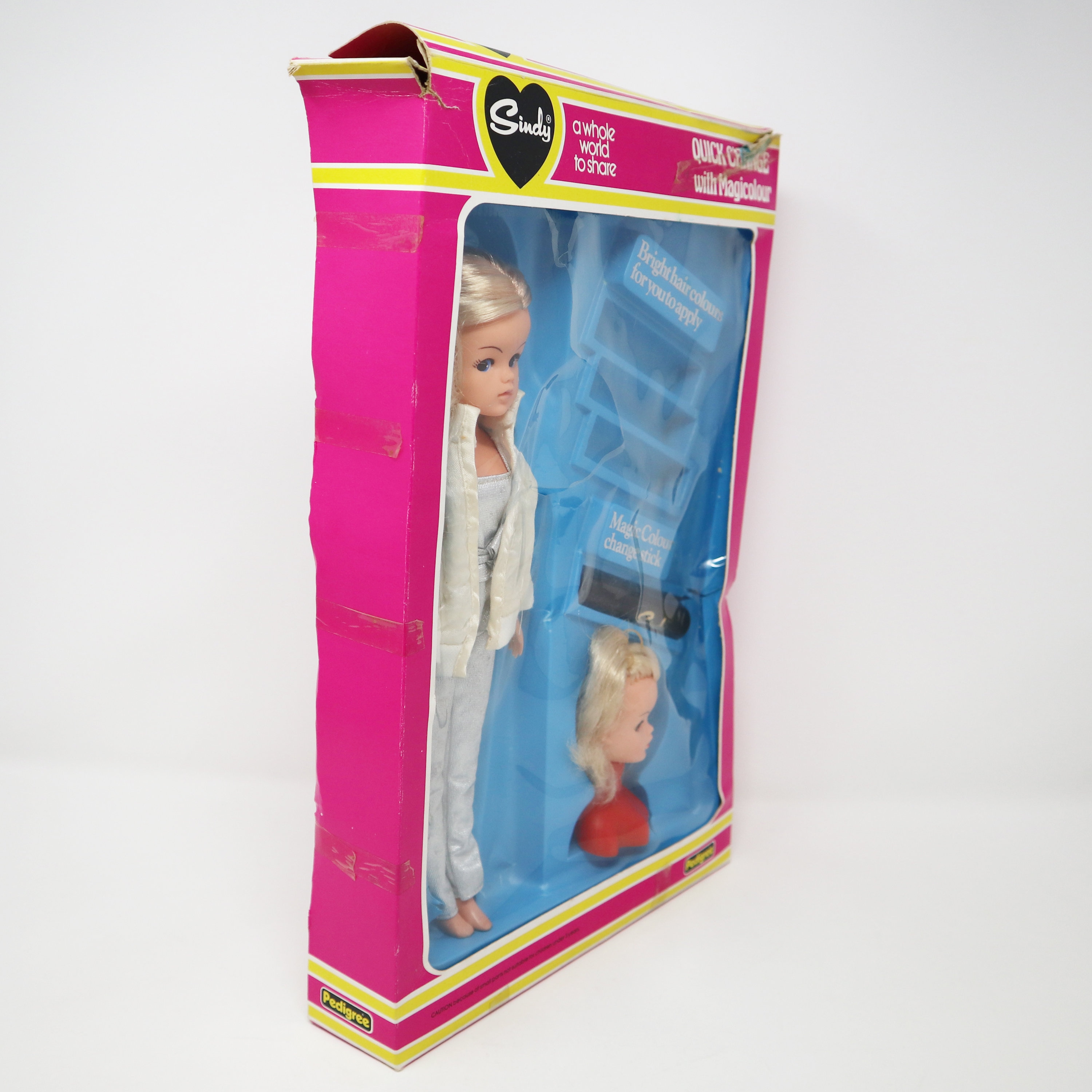Vintage 1982 80s Pedigree Sindy Quick Change With Magicolour Doll