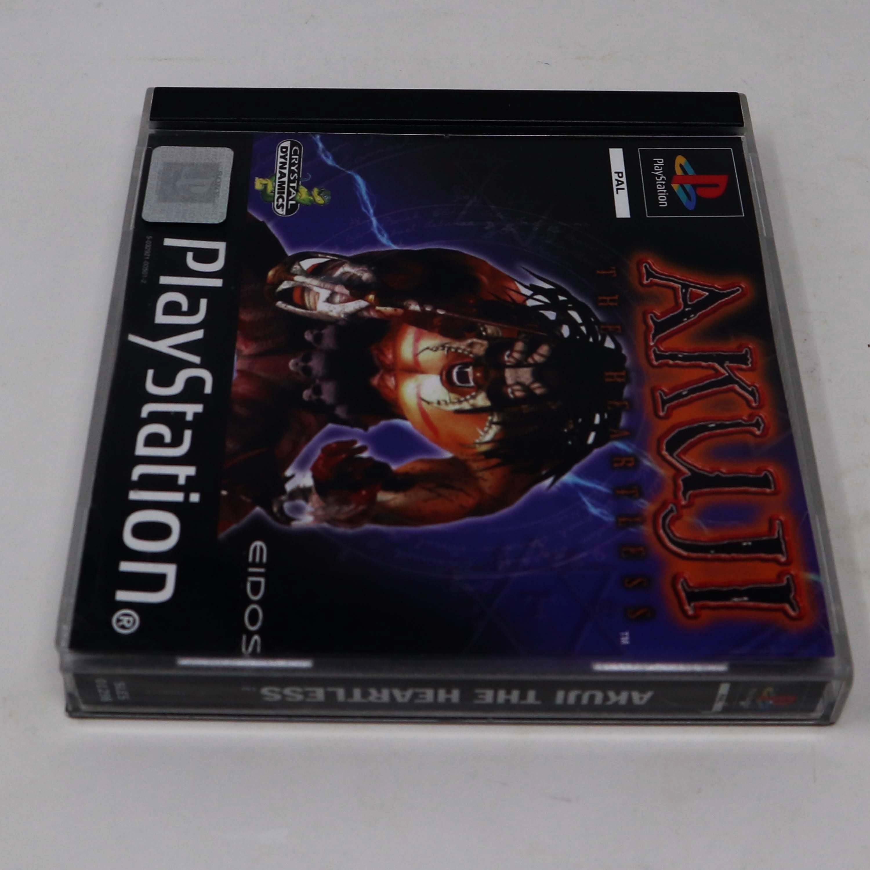 Vintage 1999 90s Playstation 1 PS1 Akuji the Heartless Video Game