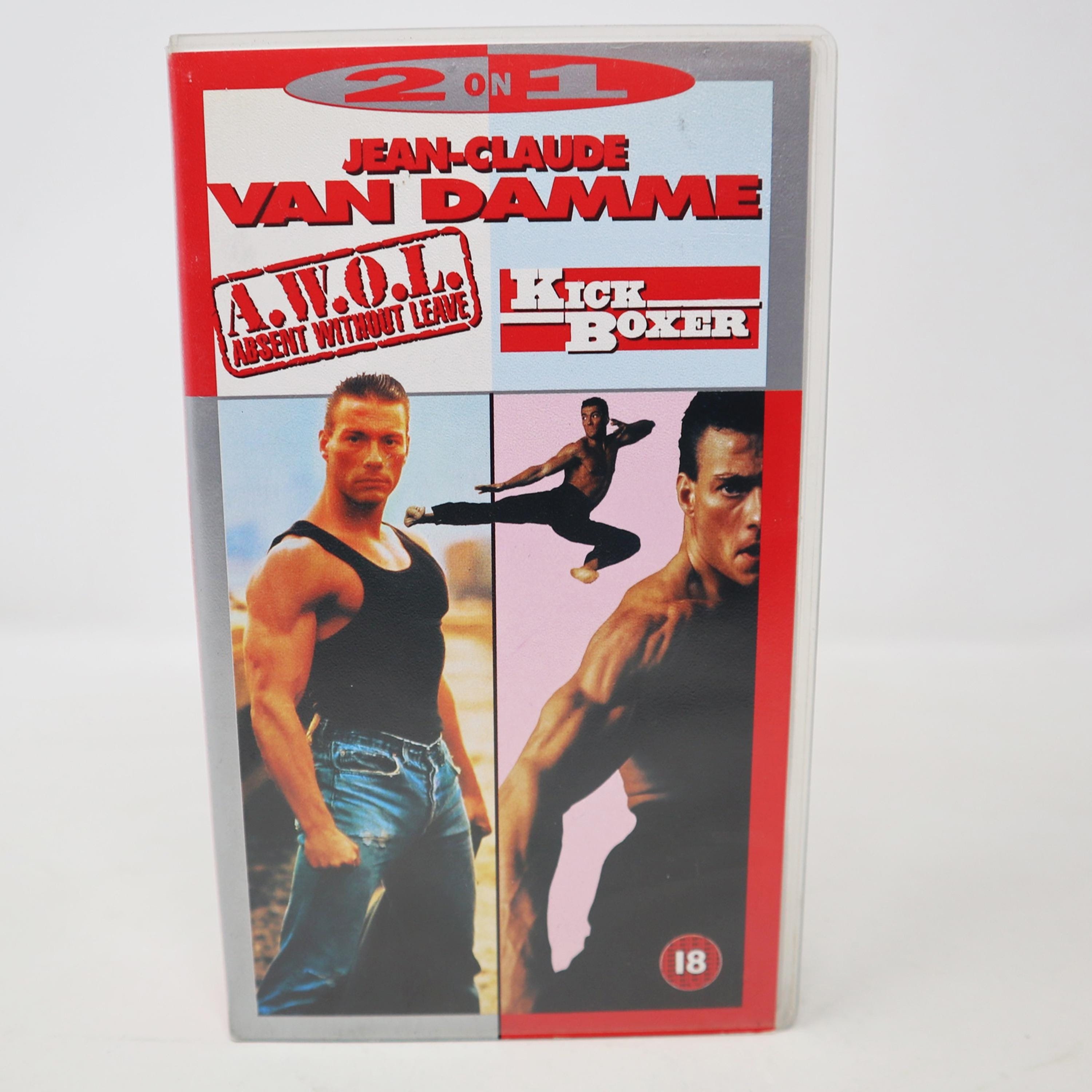 Vintage 1992 90s Jean-claude Van Damme A.W.O.L Absent Without