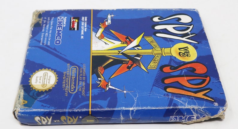 Vintage 1990 90s Nintendo Entertainment System NES Spy vs. Spy Video Game Boxed Pal image 3