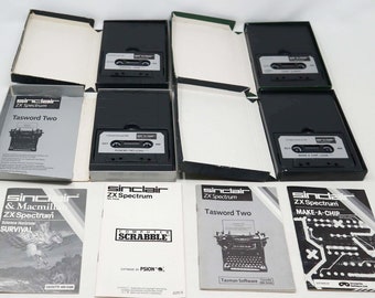 Vintage 1980s 80s Sinclair ZX Spectrum 48K Survival, Computer