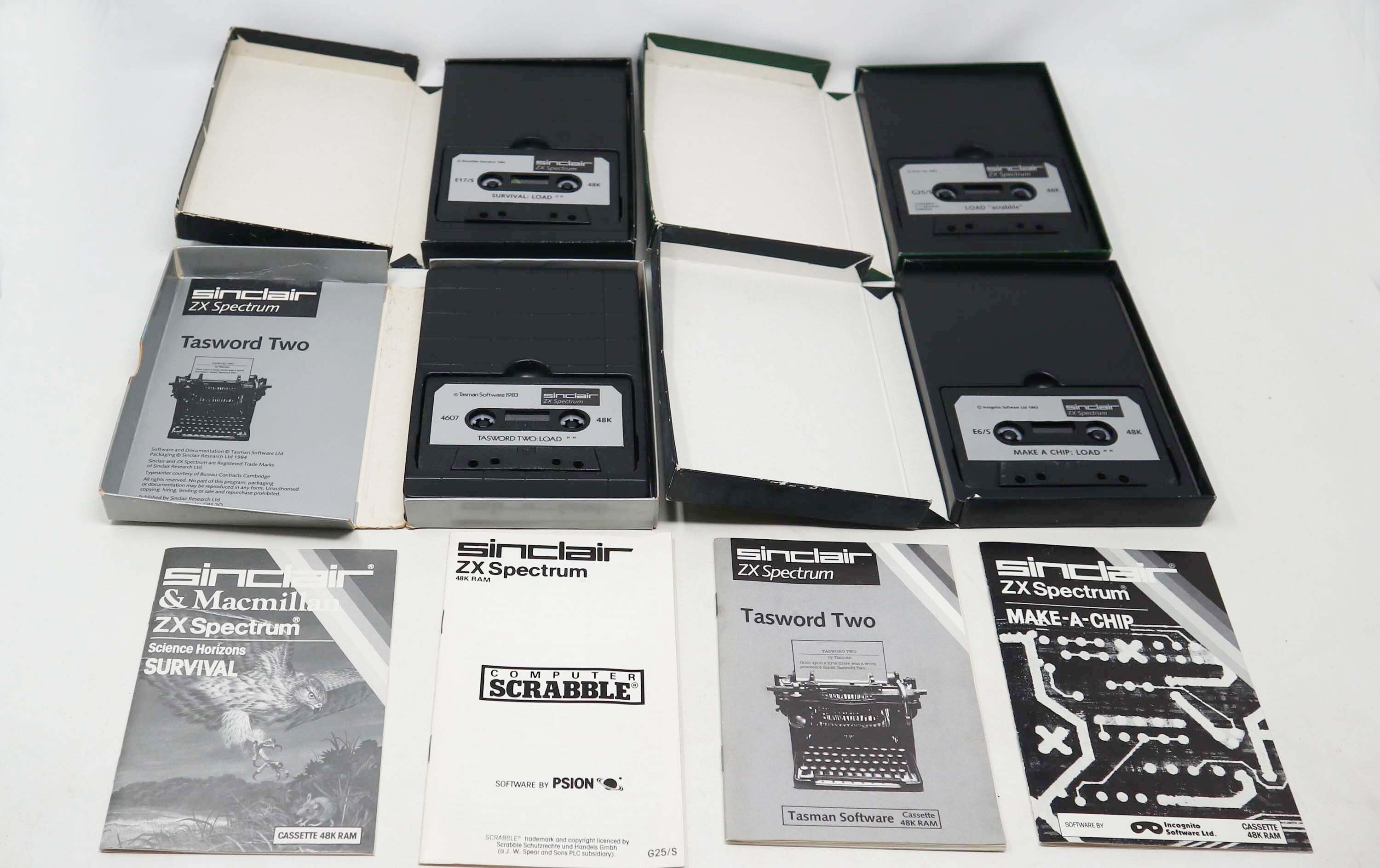 Vintage 1980s 80s Sinclair ZX Spectrum 48K Survival