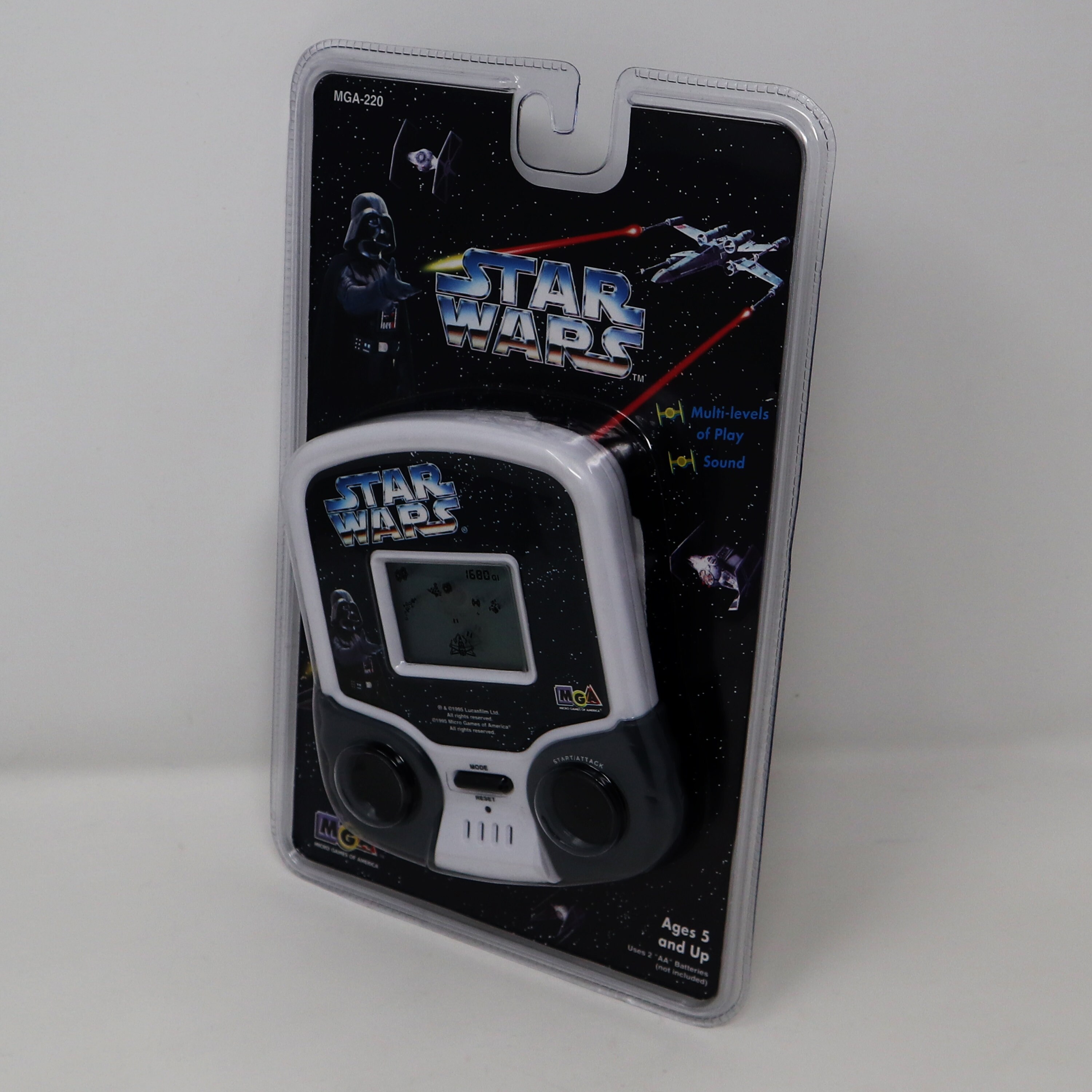 Vintage 1995 90s MGA Micro Games of America Star Wars Handheld