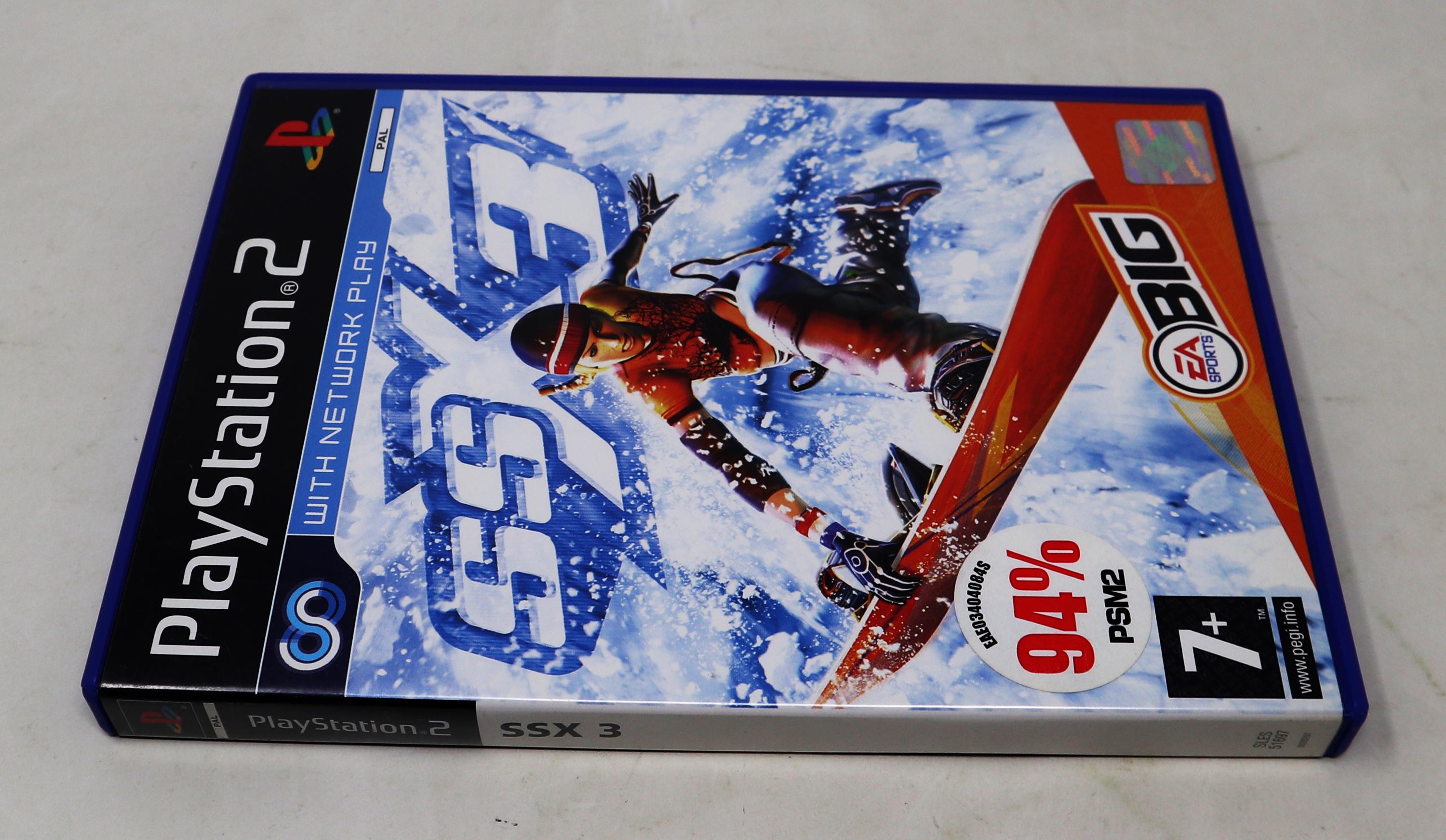 Vintage 2003 Sony Playstation 2 PS2 SSX 3 Snowboarding Video Game