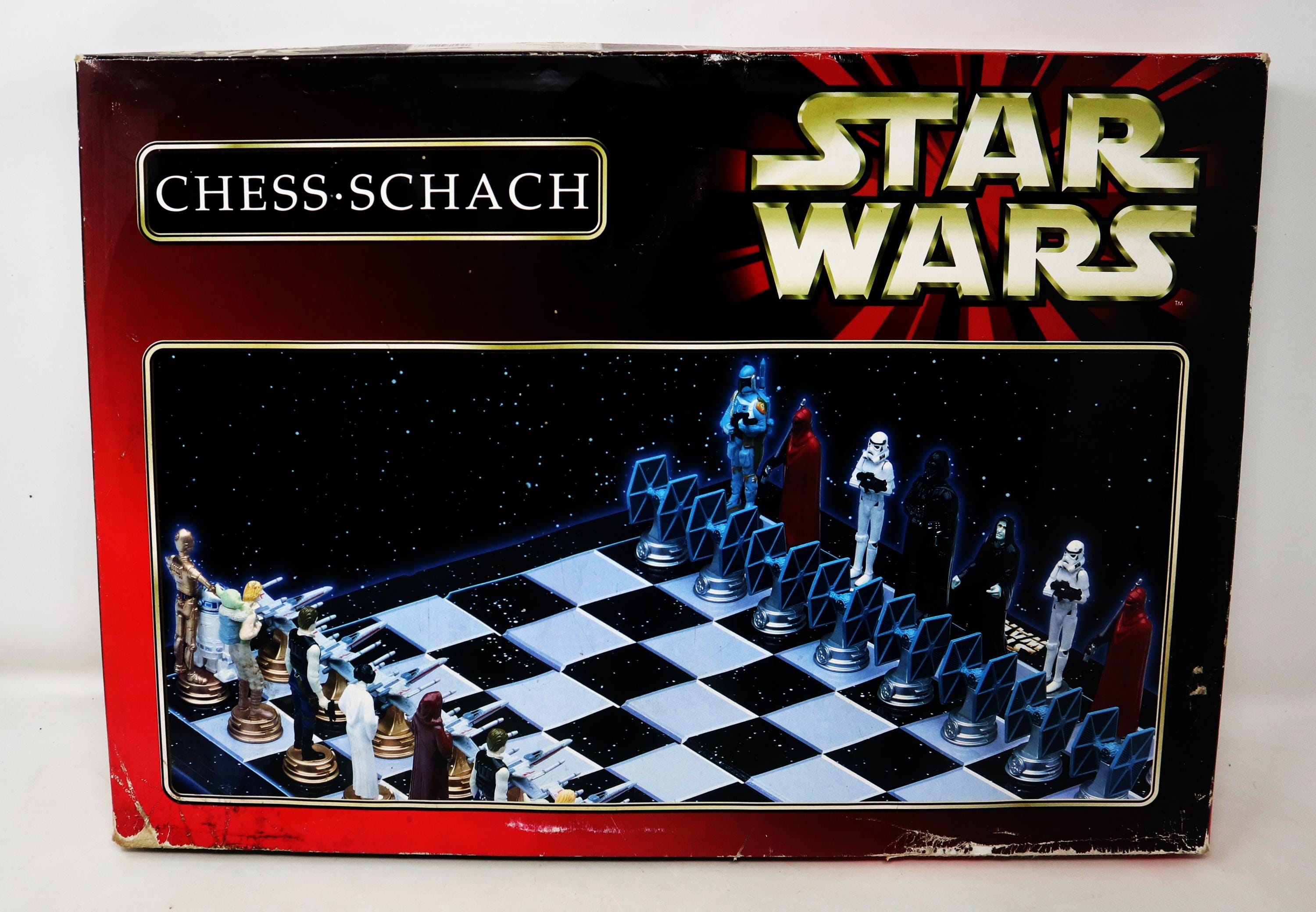 Vintage 1999 90s A La Carte Star Wars Chess-schach Collector's 3D