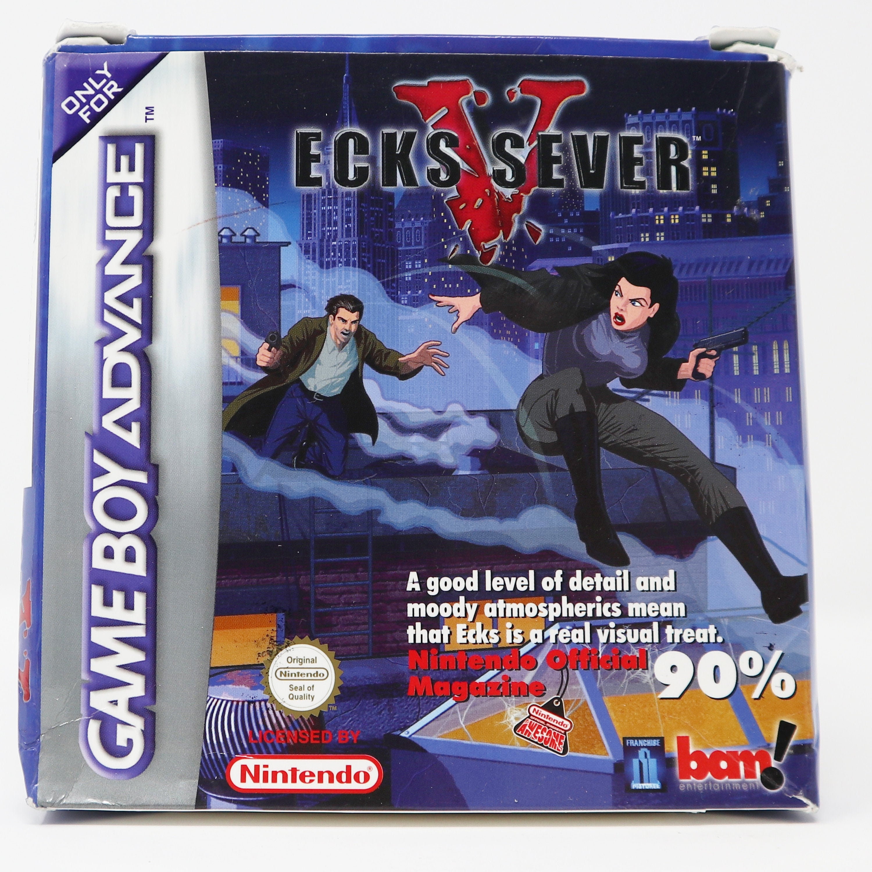 Vintage 2001 Nintendo Game Boy Advance Ecks V Sever